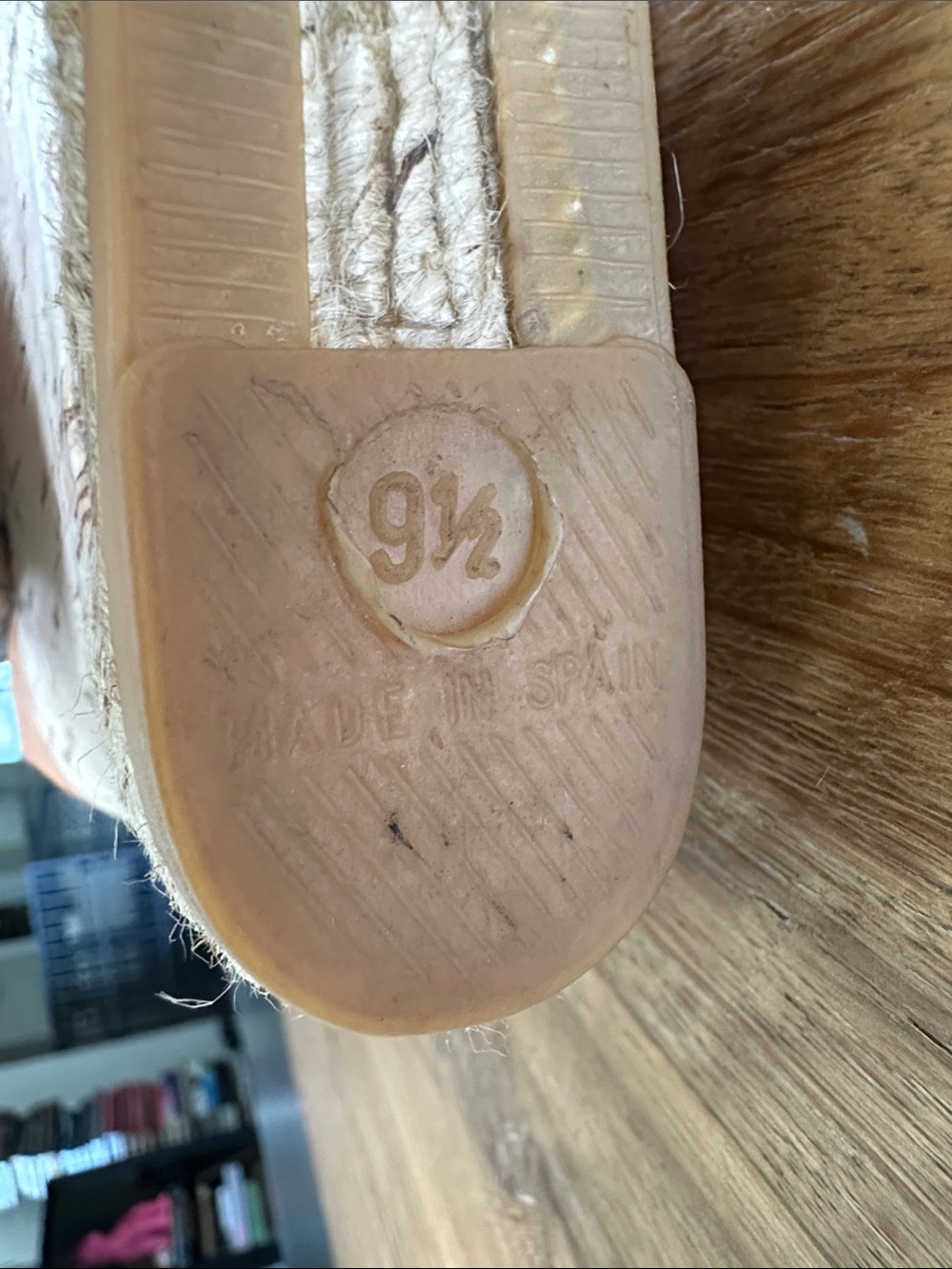 Tory Burch Tan And Cream Wedge sandal Size 9 1/2 - Picture 10 of 10